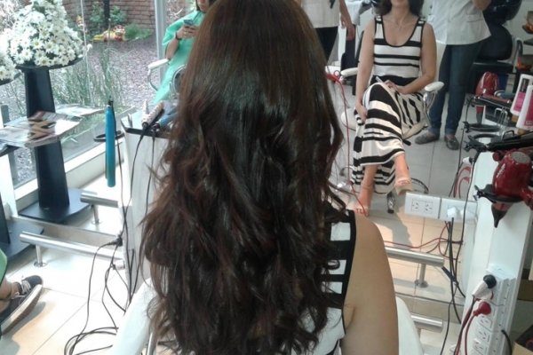 Previas de belleza en el salón de Sandra Espínola