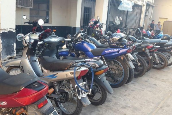 Operativos: Jóvenes demorados y motocicletas secuestradas