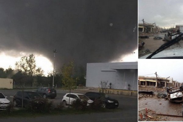 Cuatro muertos y siete heridos graves por el tornado en Uruguay