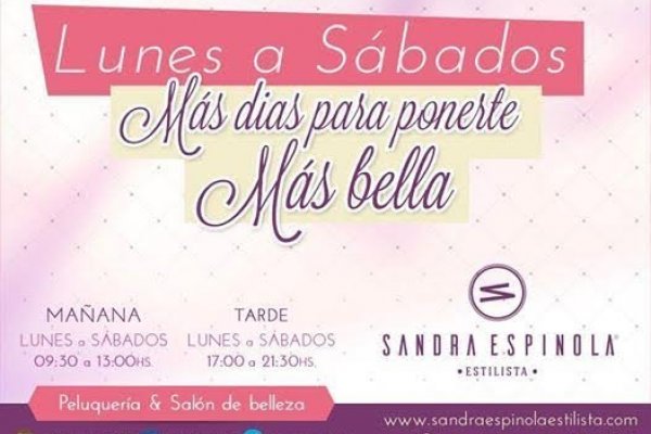 Diagnosticar el look en el salón de Sandra Espínola estilista