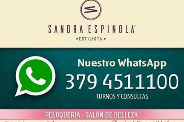 Cabello sano, ondas perfectas! en el salón de Sandra Espínola