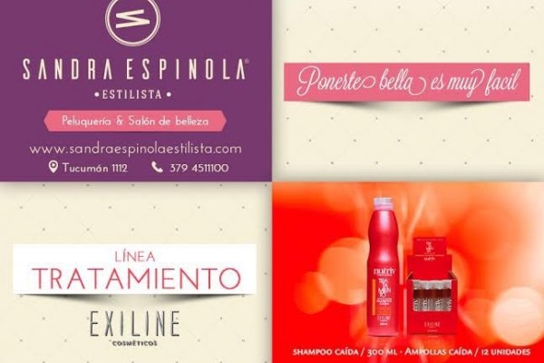 Líneas Tratamientos en el Salón de Sandra Espínola estilista