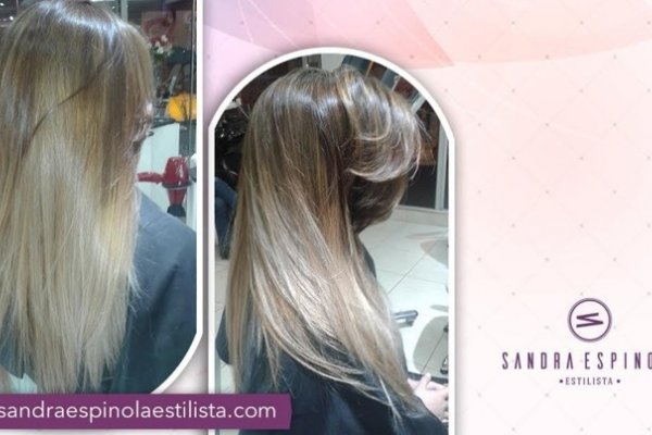 Extra largos sorprendentes en el salón de la estilista Sandra Espínola