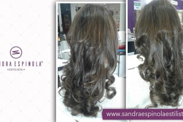 Nuevo look con Extensiones del salón de Sandra Espínola