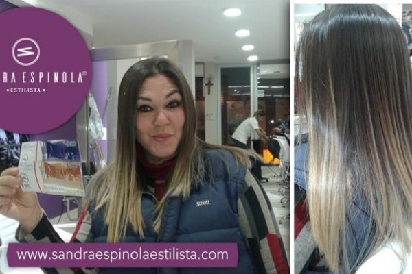Ir a trabajar con look espléndido del salón de Sandra Espínola