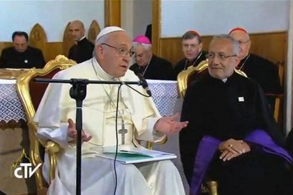 El Papa cerró su visita a Georgia con pedidos de unidad entre cristianos