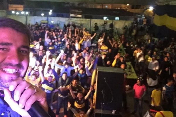 La peña de Boca tuvo su Cena Show en Santa Lucía