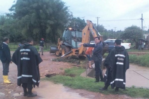 30 familias sufrieron anegamientos por el temporal en Santo Tomé