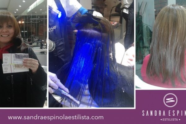 Cabellos cuidados desde el interior en el salón de Sandra Espínola