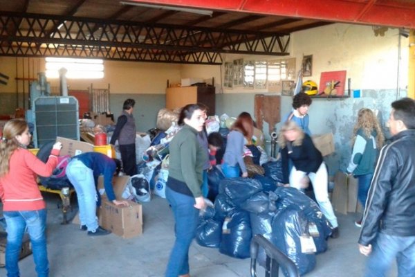 Temporal: Asistieron a las familias inundadas en Santo Tomé