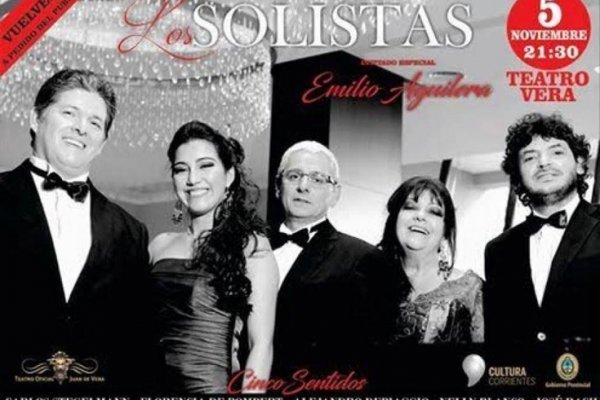 Teatro Vera: Los Solistas presentan el espectáculo Cinco Sentidos