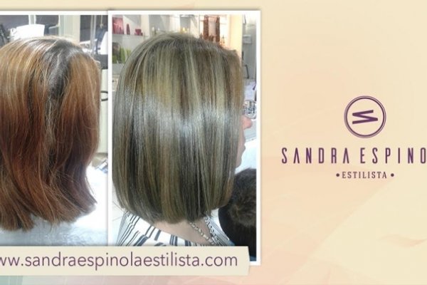 Estilo en mechas en el Salón de Sandra Espínola