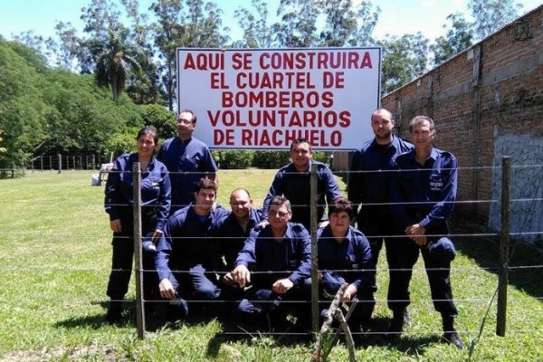 Realizan construcción del Cuartel de Bomberos Voluntarios de Riachuelo