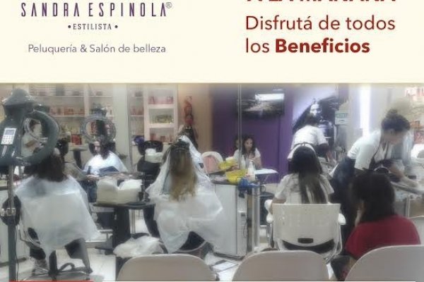 Nutrición extra Keratina y Láser en el salón de Sandra Espínola