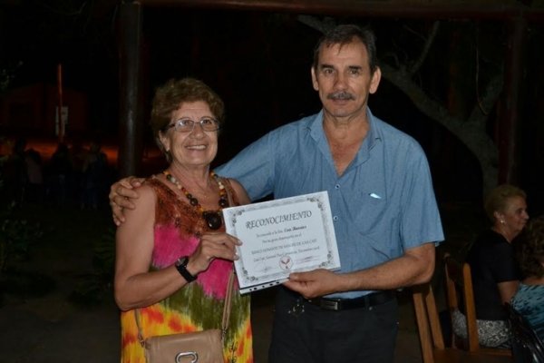 Ex integrantes del Club de Donantes de Caá Catí recibieron reconocimientos por su labor solidaria