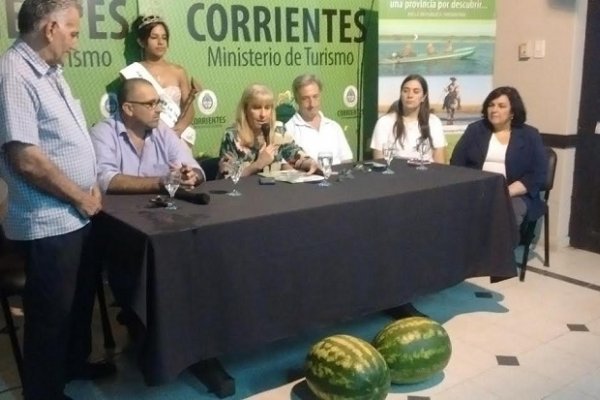 Presentaron la 45ª Fiesta Provincial de la Sandía en Esquina