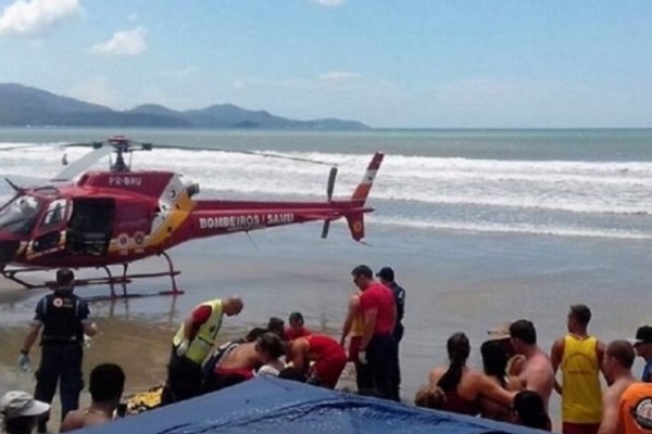 Tragedia en Brasil: Turista argentino se ahogó en una playa