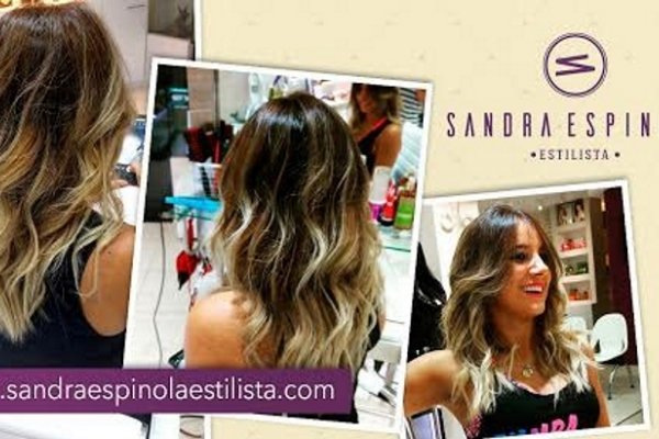 Pelo Suelto Encantador, en el Salon de Sandra Espinola