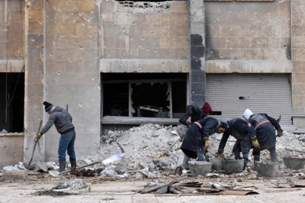 Un bombardeo dañó la sede de la Media Luna Roja