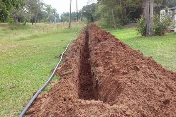 San Cosme avanza para llevar agua potable a zona rural