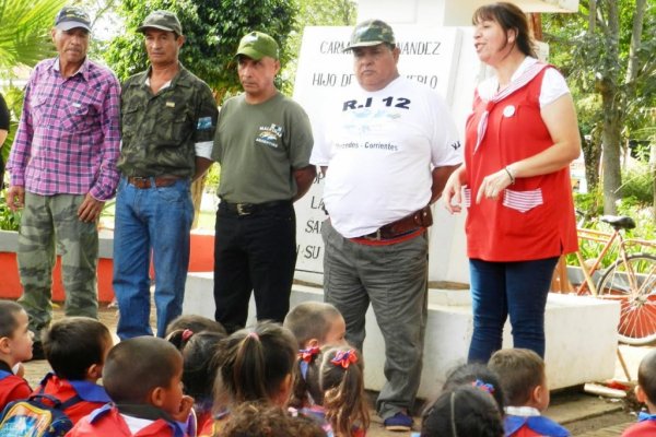 Santa Rosa: Ex combatientes de Malvinas fueron reconocidos y homenajeados por jardineritos