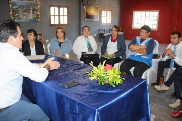Santa Rosa: El Intendente Pedro Maidana, recibió a Directivos de Establecimientos Educativos