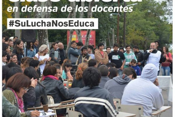 Corrientes: estudiantes de secundaria dictarán una clase pública en apoyo a la lucha docente