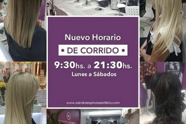 Planificá tu belleza en el Salón de Sandra Espinola Estilista