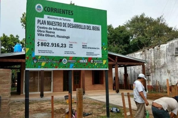 Avanza el plan de obras turísticas en Loreto y Villa Olivari