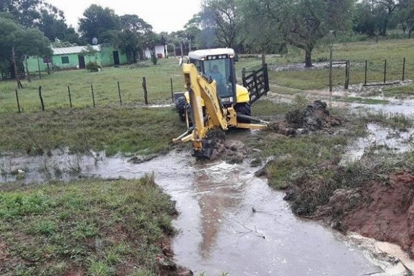 Santa Rosa: intenso trabajo para evitar anegamientos en barrios