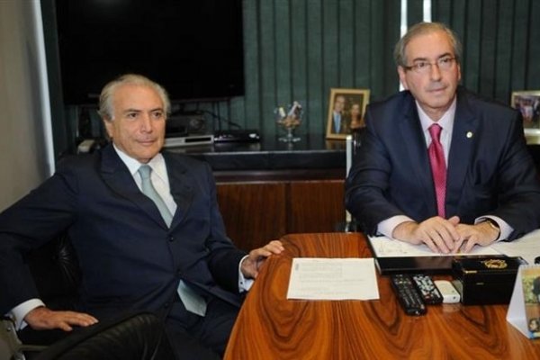 Lava Jato: medios afirman que Temer compró el silencio del detenido Cunha y oposición pide impeachment