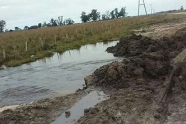 El paraje Ifrán en Goya quedó aislado por desborde de arroyos