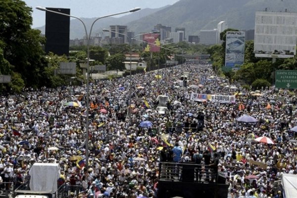Oposición venezolana se movilizó en rechazo a la Constituyente