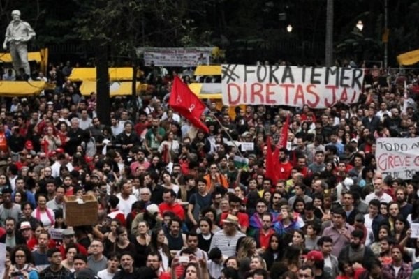 Manifestaciones en Brasil para pedir la renuncia de Temer