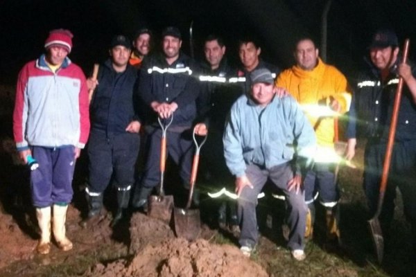 Vecinos del barrio Vizcacha recibieron asistencia por las lluvias