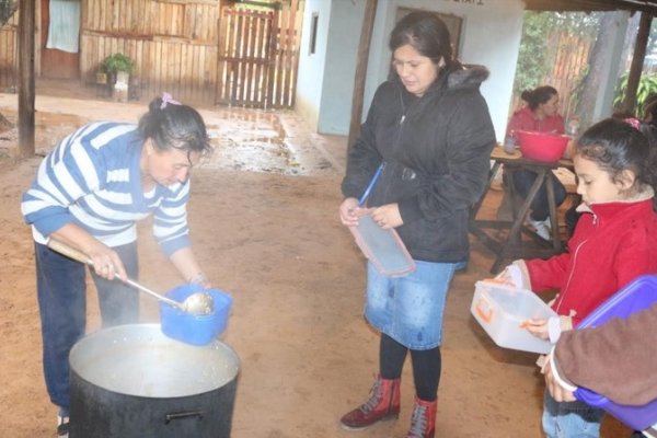 El Municipio habilita comedores por las lluvias en Santa Rosa
