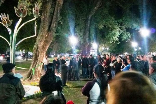 Goya inauguró la Escultura por la Donación de Órganos