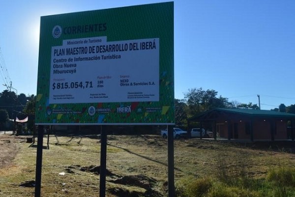 Plan de Desarrollo del Iberá: Avance de obras en Mburucuyá