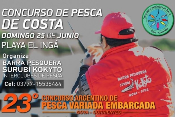 Expectativa por 2do Torneo Pesca Variada de Costa, organizado por la barra pesquera Surubí kokyto