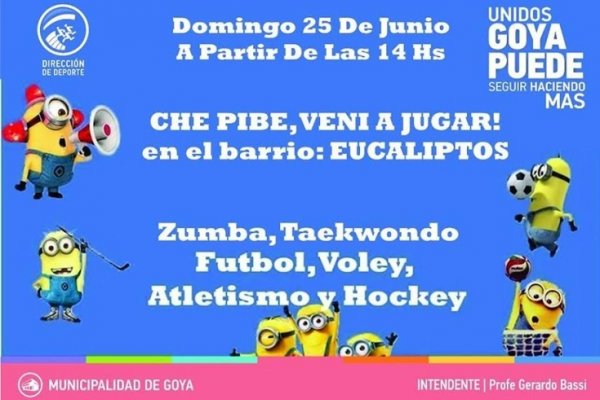 Goya: El Municipio en tu Barrio llegará este domingo al barrio Los Eucaliptos