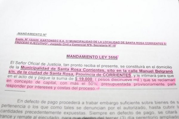 Santarroseños pagan el desastre administrativo de Otazo-Encinas