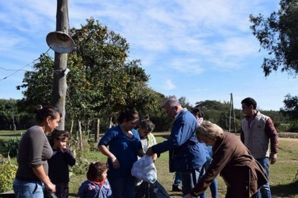 Todavía quedan nueve familias evacuadas en la costa del río Uruguay