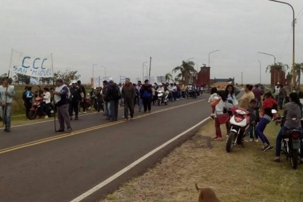 La Comuna de San Miguel respondió con denuncias penales al reclamo de campesiones