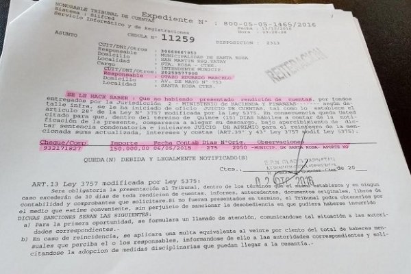 El daño que le hicieron estos irresponsables a Santa Rosa fue tremendo