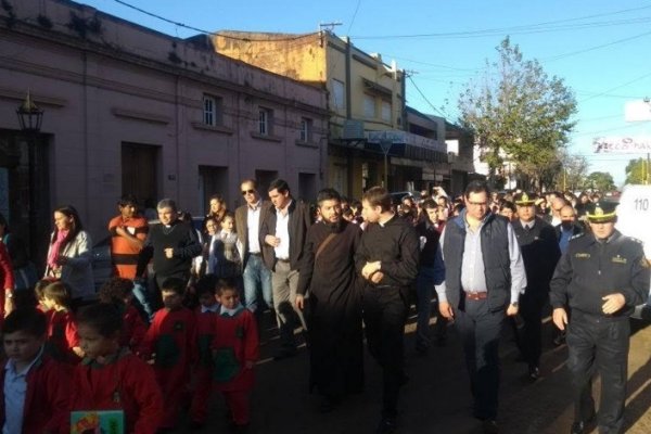 Giraud se sumó a la celebración de Santo Tomás Apóstol