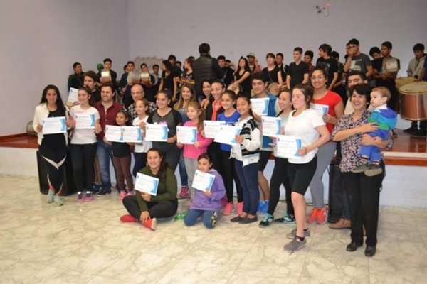 Se cerró a lo grande el primer Workshop de Samba en Saladas