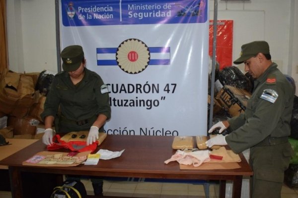 Corrientes: Gendarmería secuestró marihuana y paquetes de hachis de un colectivo de larga distancia