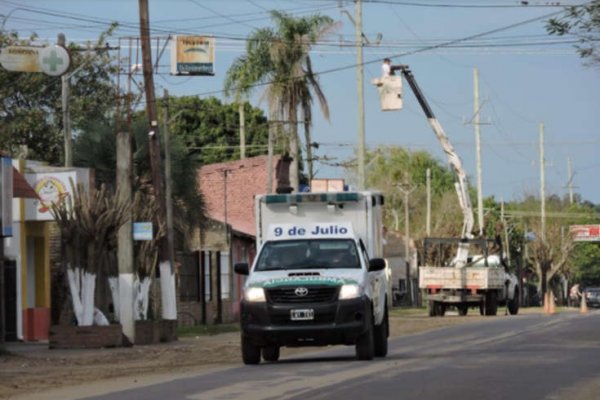 Avanzan obras para la instalación de transformador en zona del hospital de 9 de Julio