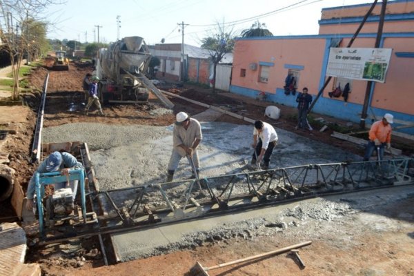 Avanzan las obras en distintos sectores en Paso de los Libres