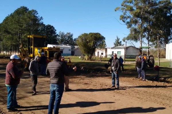 Avanza las obras de enripiado en Colonia Progreso